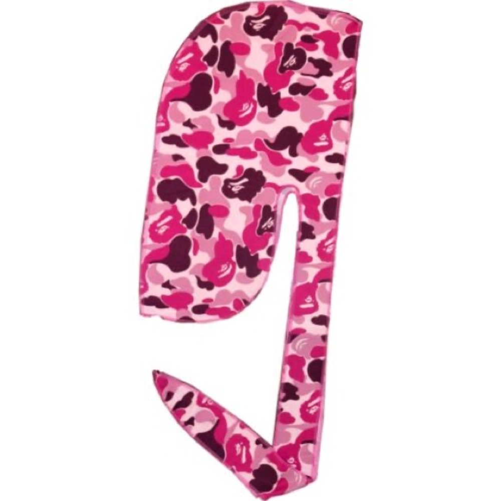 Men Women Unisex 360 Wave Cap Du Rag Pink Designer  Biker Doo Rag Ape **NEW**